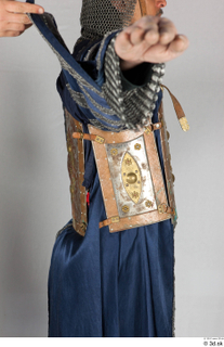  Photos Medieval Knight in plate armor 10 Blue gambeson Medieval soldier Plate armor chest armor upper body 0017.jpg